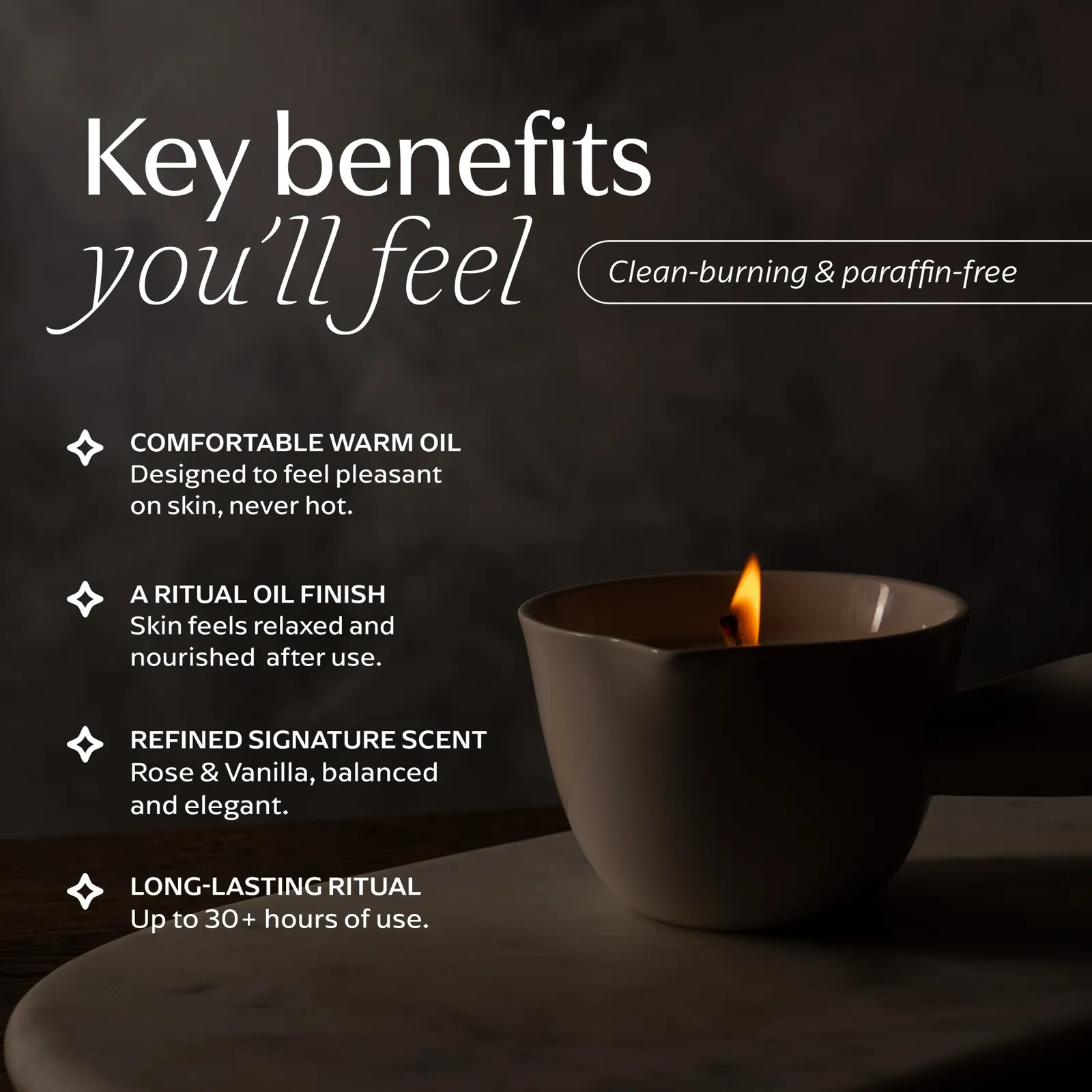 Auri Lumen, massage candle, gallery designed by AND creative studio